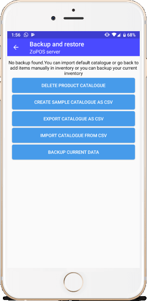 Settings on ZoPos Map